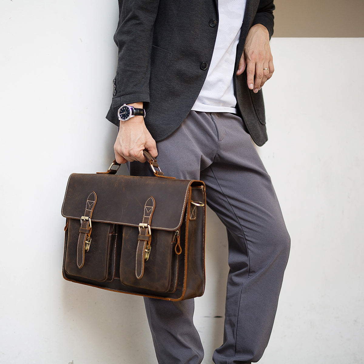 Manchester Leather Briefcase