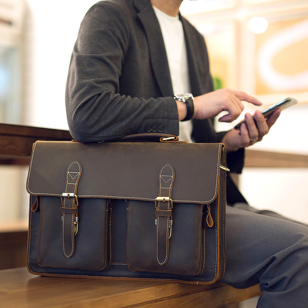 Manchester Leather Briefcase